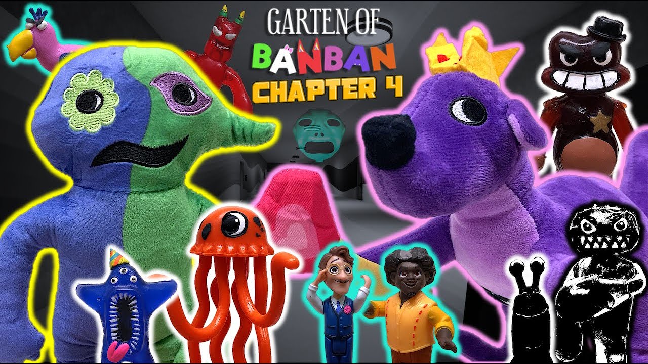 GARTEN of BAN BAN - CHAPTER 4 | Recreación con Juguetes + Colección de Figuras - TOY SHOTS (2023)