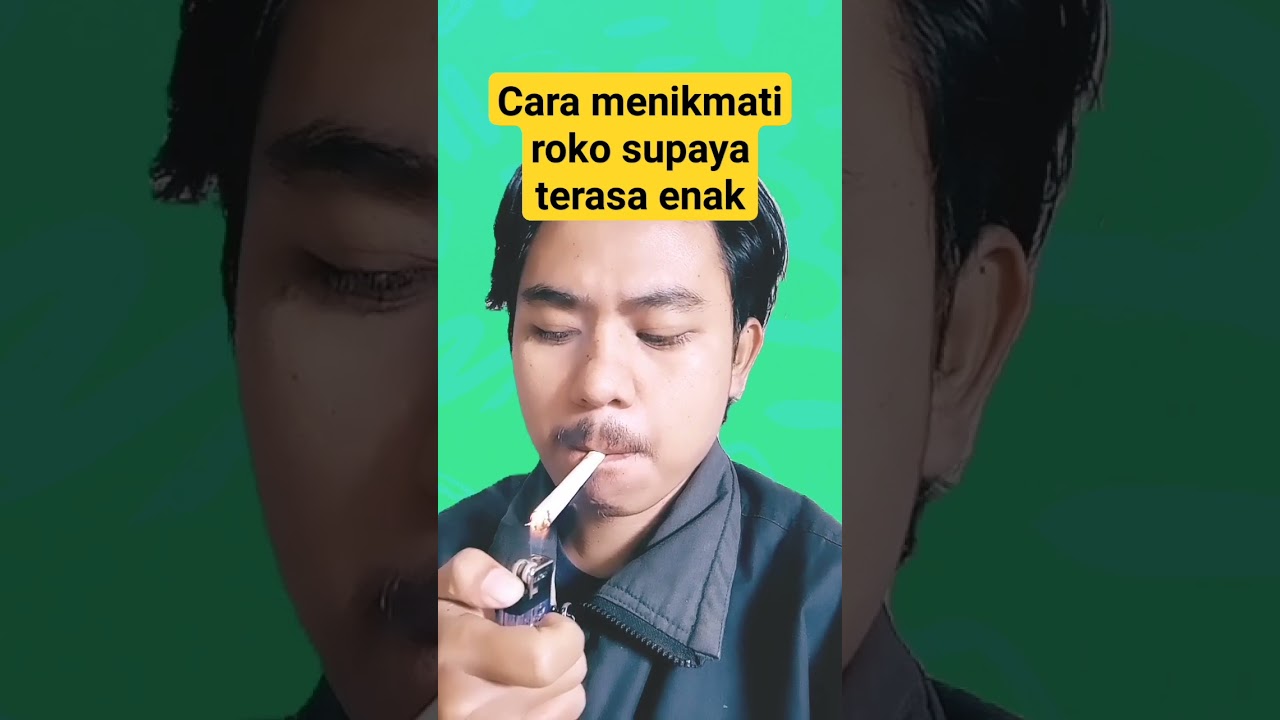 cara menikmati rokok #rokok #rokoko #rokokmembunuhmu