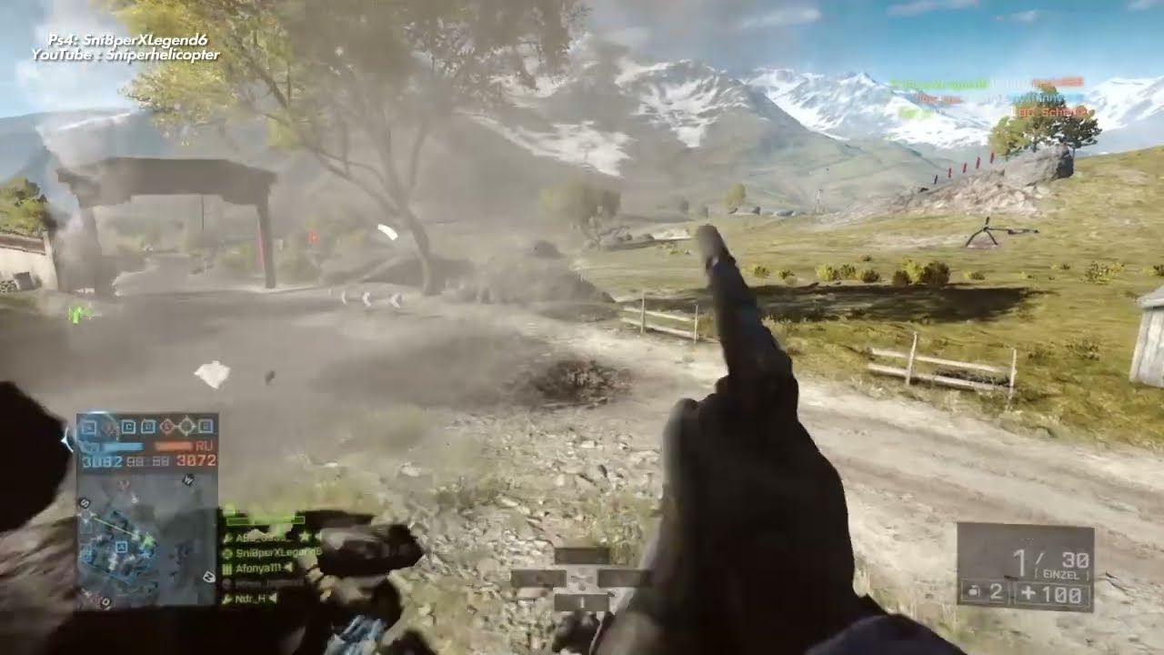 Battlefield 4: Sniper vs Infantry:)