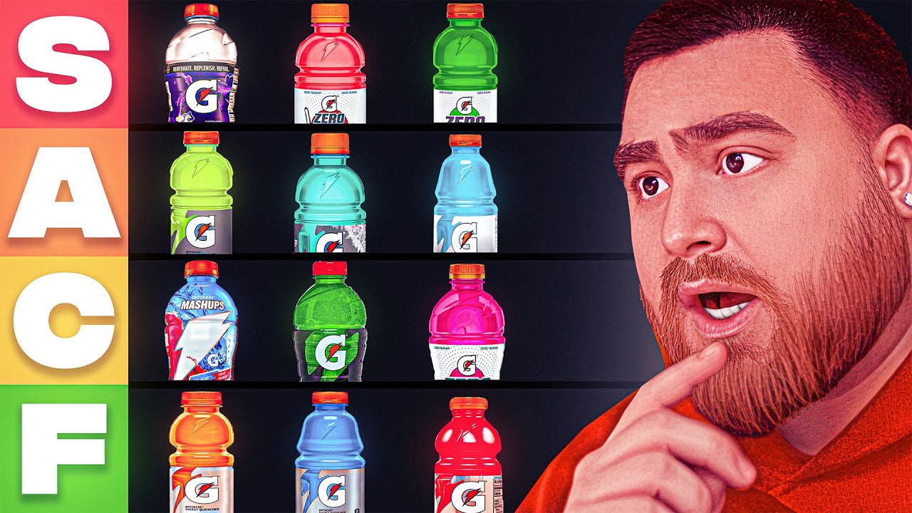 ULTIMATE GATORADE TIER LIST!