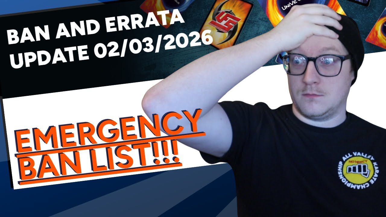 UNIVERSUS EMERGENCY BAN LIST!!!