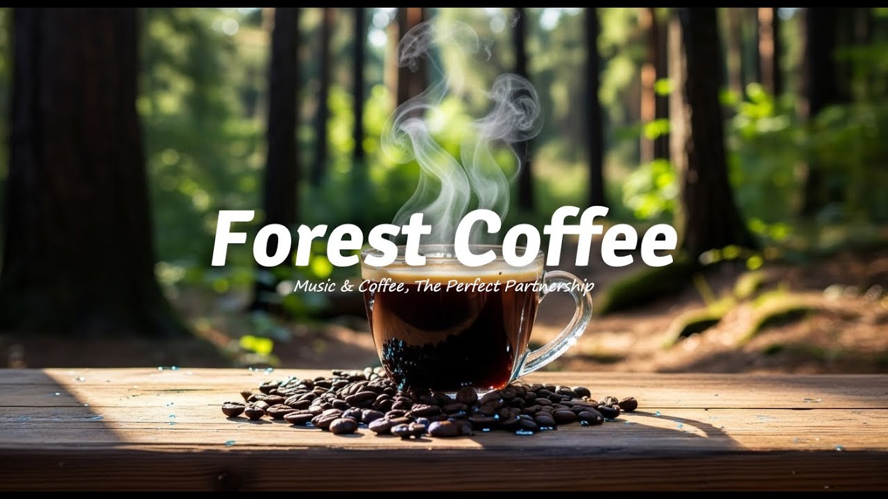 Forest Café Jazz ☕🌿 Fresh Relaxing Morning Coffee Music | Café Vibes for Study & Work | Coffee Shop