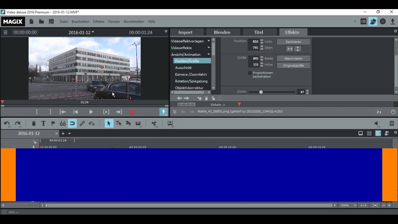 Kennzeichen verpixeln und Effektmaske anwenden - Kurztutorial