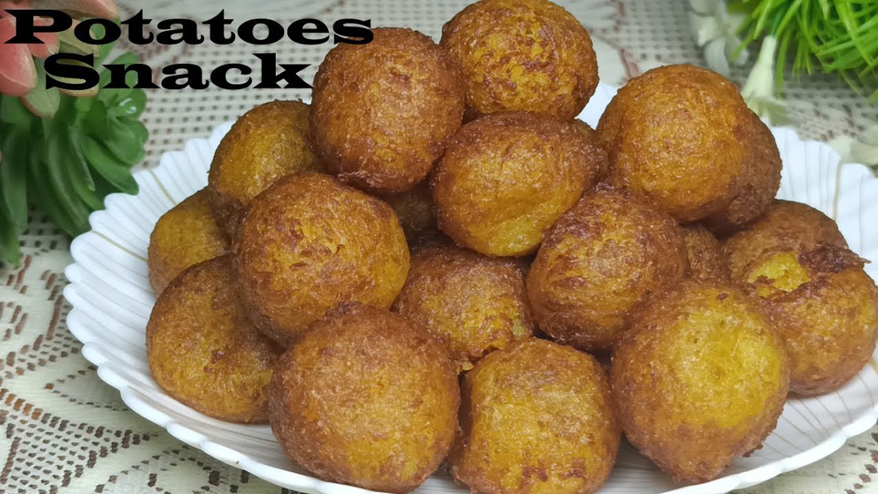 Potato Snack Recipe | ক্রিসপি পটাটো স্ন্যাক রেসিপি | Easy Homemade Snack | SN Kitchen.