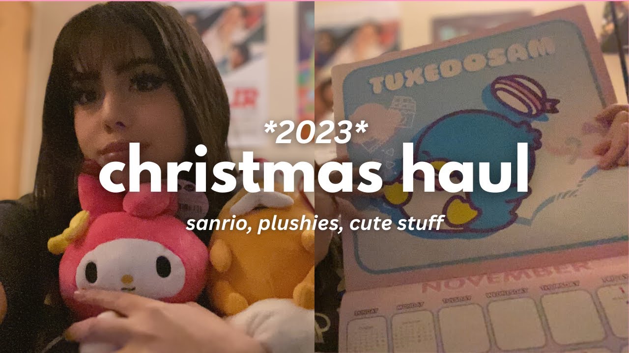 XMAS 23: gift haul (hello kitty, my melody, small gifts)