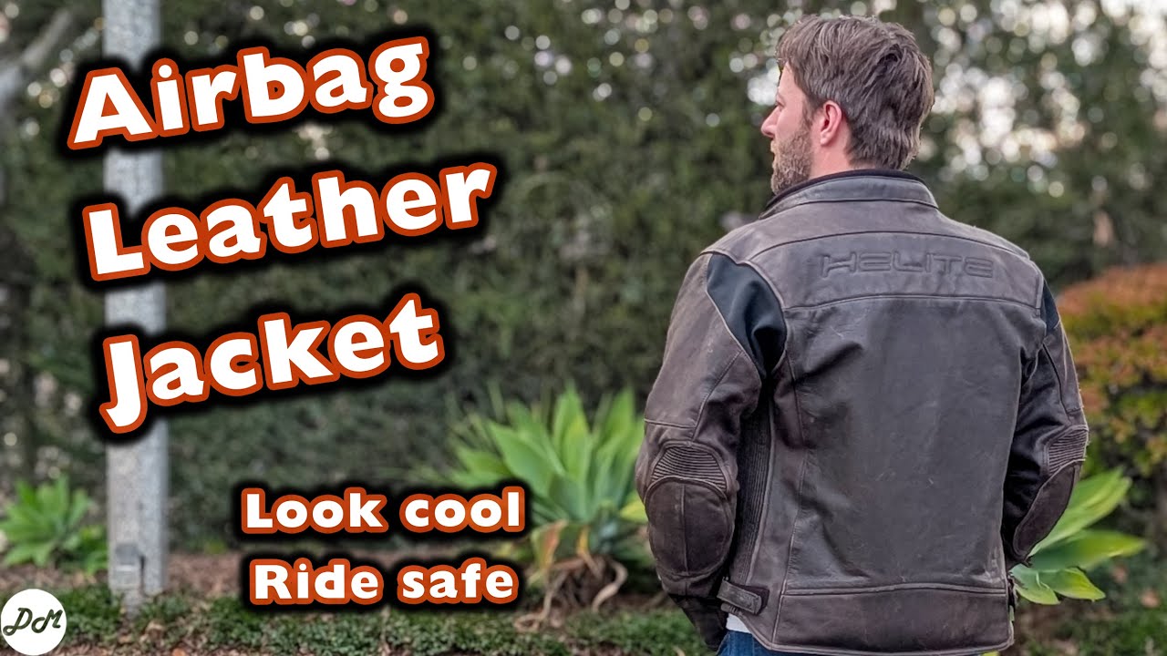 Ride Safer while Looking Good – Helite Leather Airbag Jacket