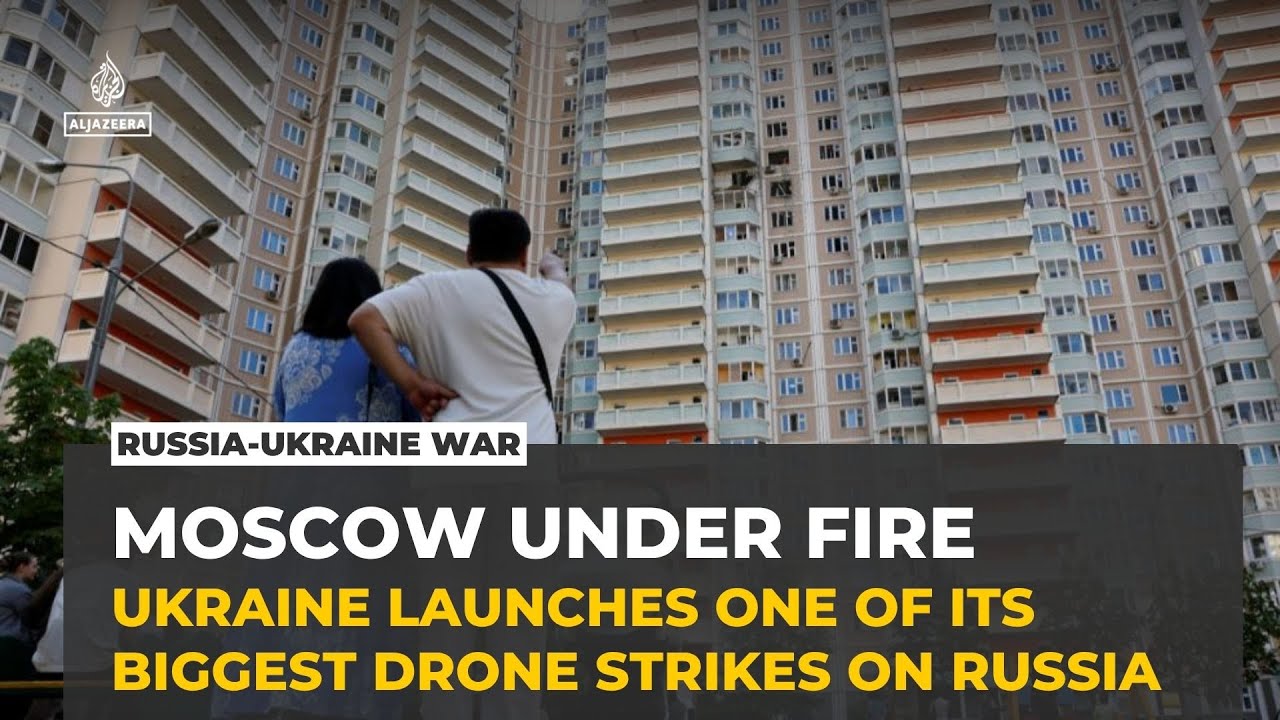 Ukraine launches one of war&rsquo;s largest drone attacks on Moscow region