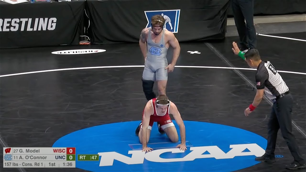 157lbs Austin O'Connor (North Carolina) vs Garrett Model (Wisconsin)