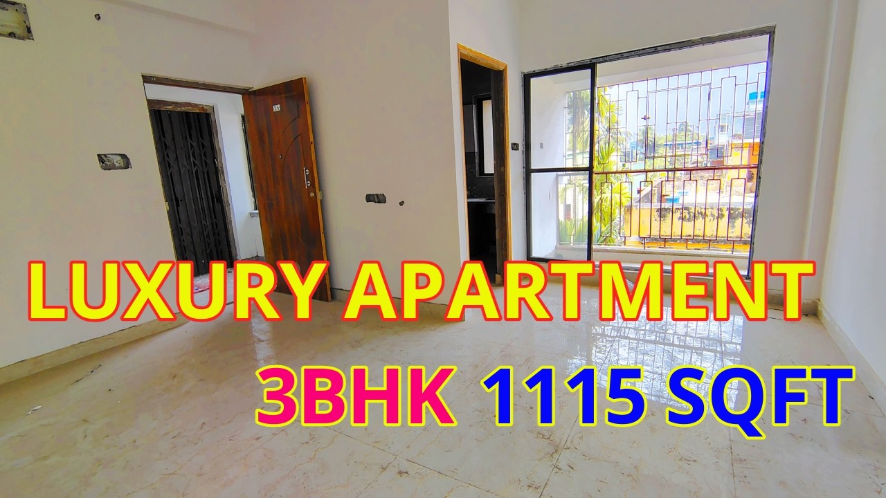 Low Price 3 BHK Flat For Sale in Kolkata Bansdroni 39 Lakh | Ready Luxury 3 BHK 1115 SQFT Near Metro