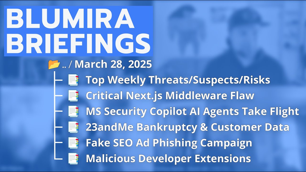 🦔 Blumira Briefings, Ep. 1: Unpacking This Week's Security News, And What It Means To You!