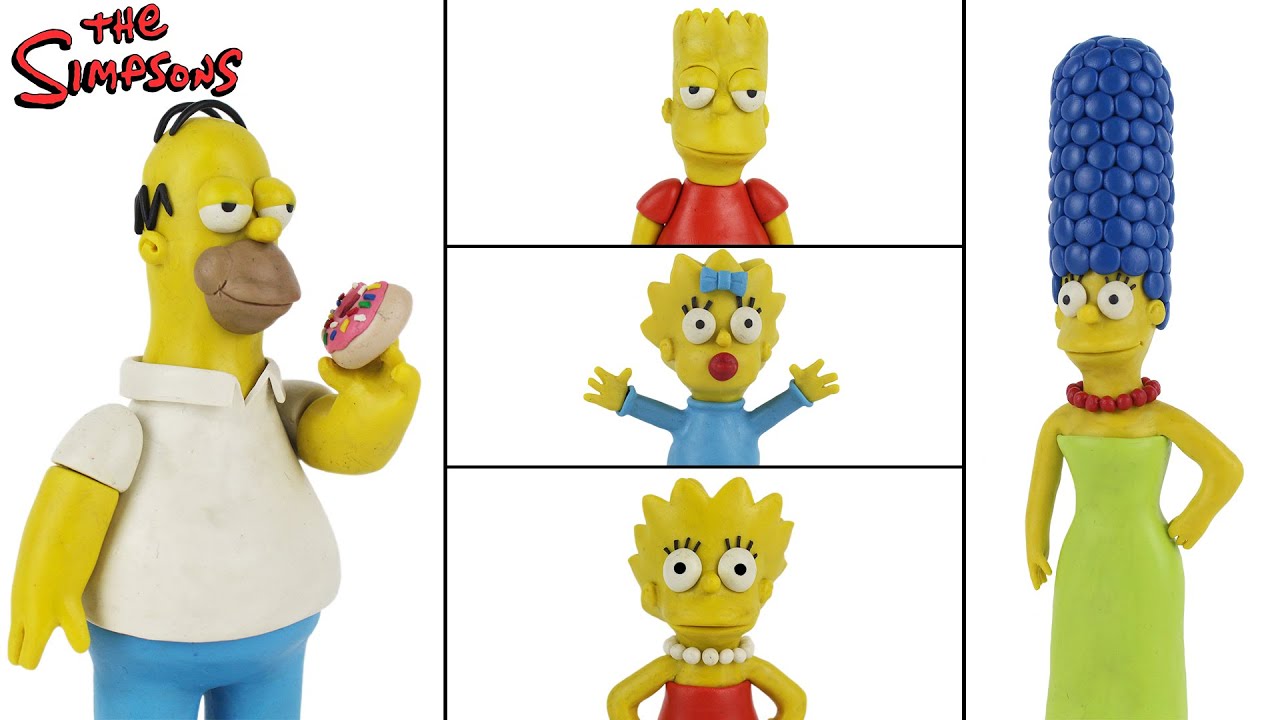 Como hacer a LOS SIMPSON de Plastilina