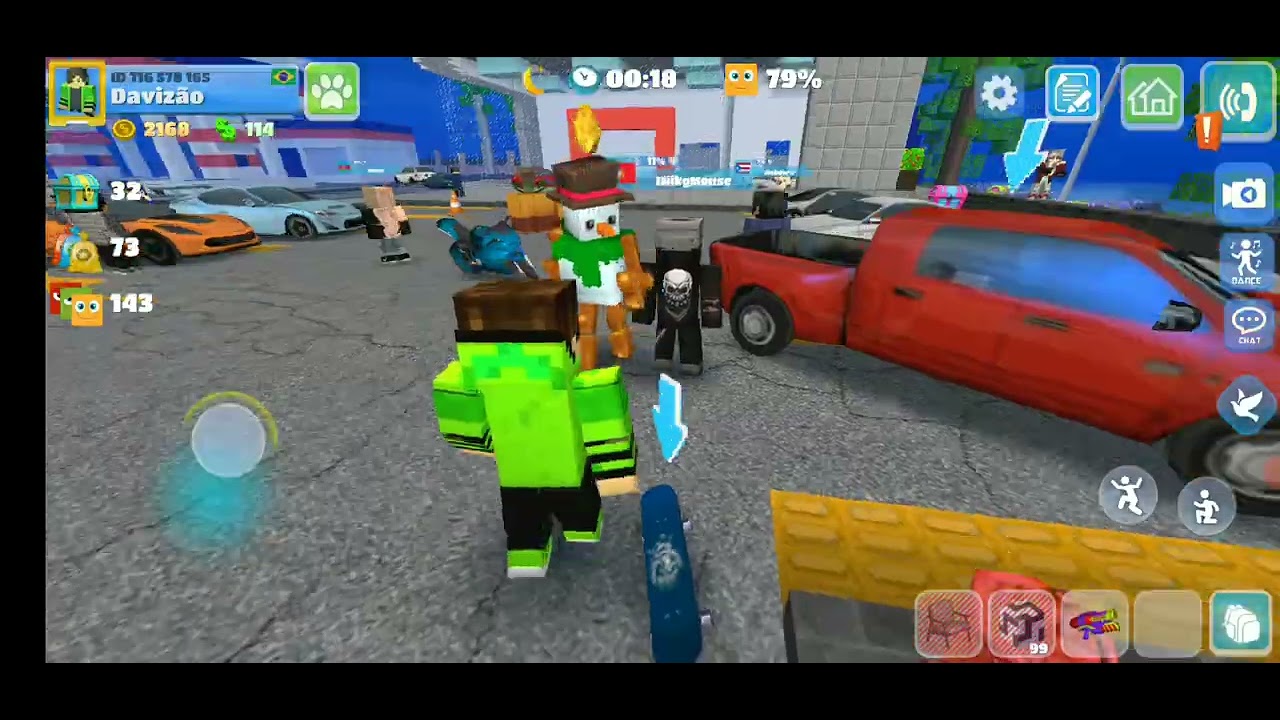 Gameplay de uma cópia do Minecraft  mais realista (quantos erros tem esse vídeo)