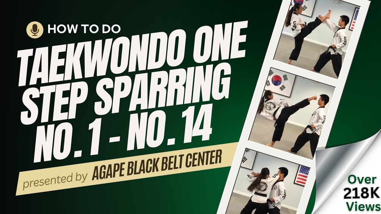 Taekwondo One Step Sparring No.1 - No.14