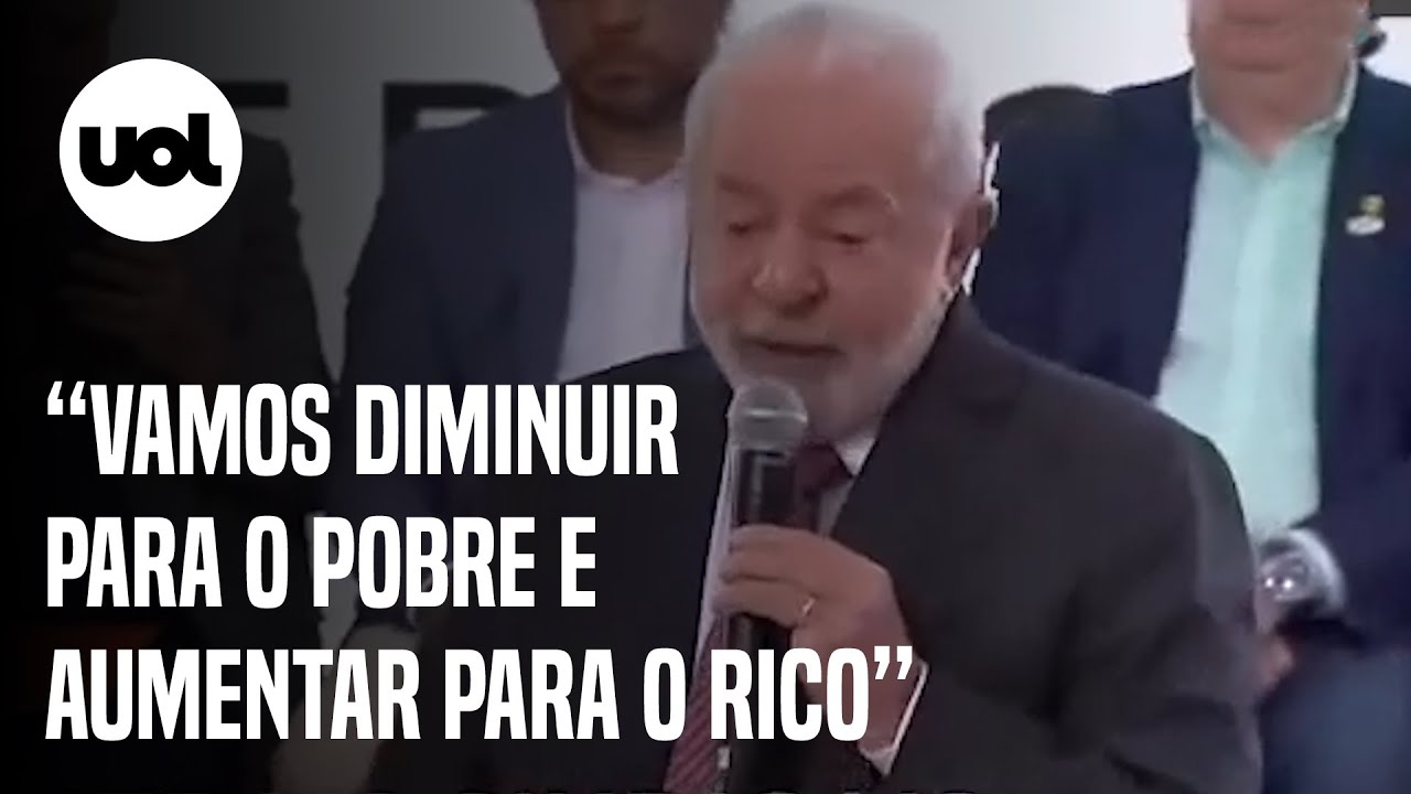 Lula volta a dizer que ricos precisam pagar mais IR e promete brigar por isenção até R$ 5 mil