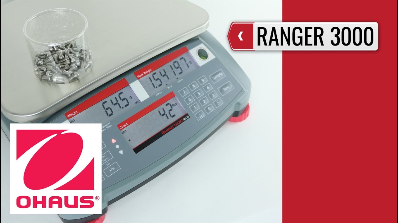 OHAUS Ranger 3000 - Counting Scales (product video presentation)