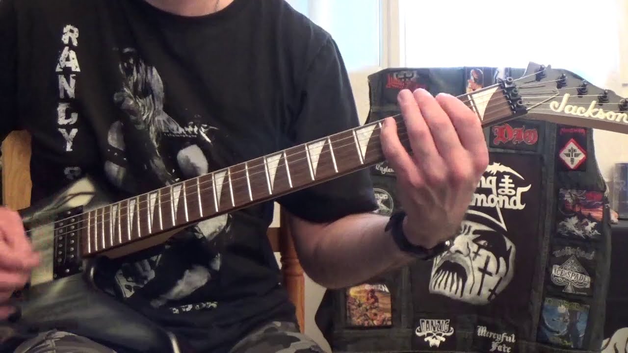 Running wild - Black demon (Guitar cover)