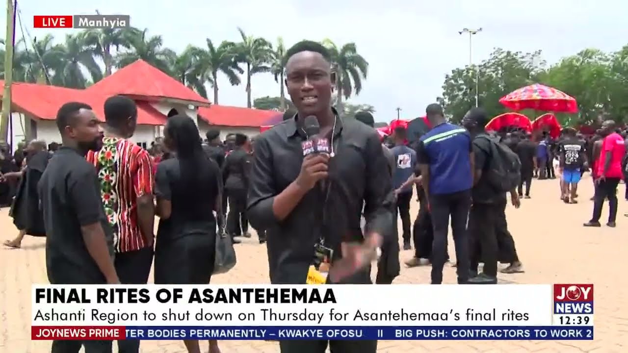 Ashanti Region to shut down on Thursday for Asantehemaa's final rites