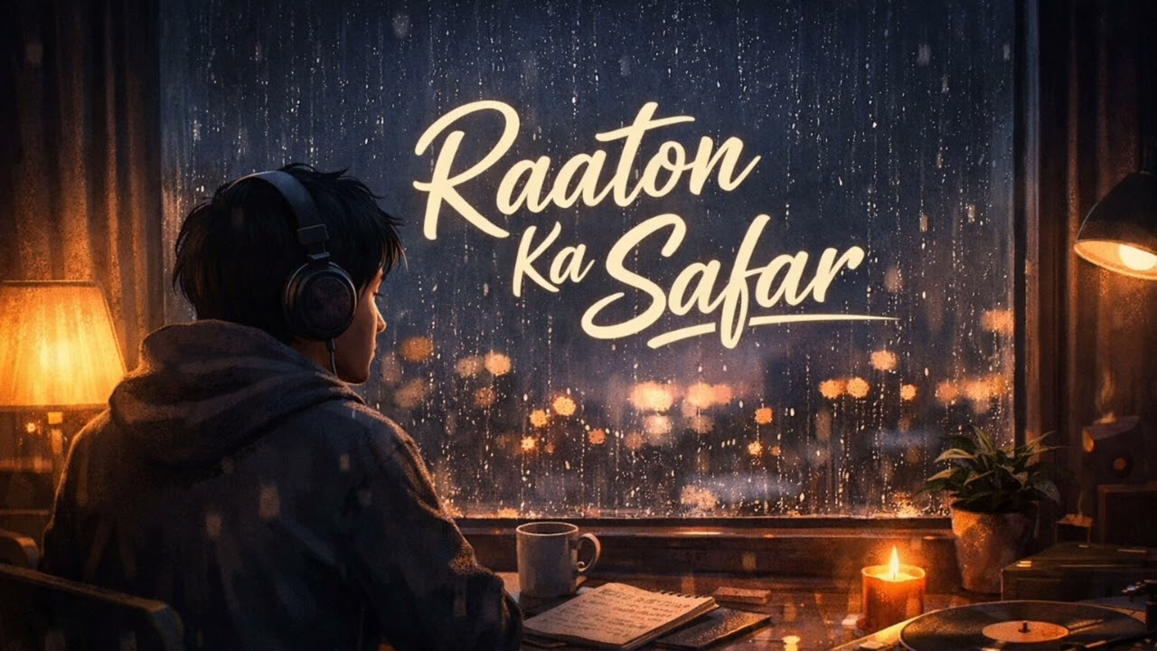 Raaton Ka Safar 🌙 | Emotional Hindi Lofi Song | Sad Chill Night Vibes
