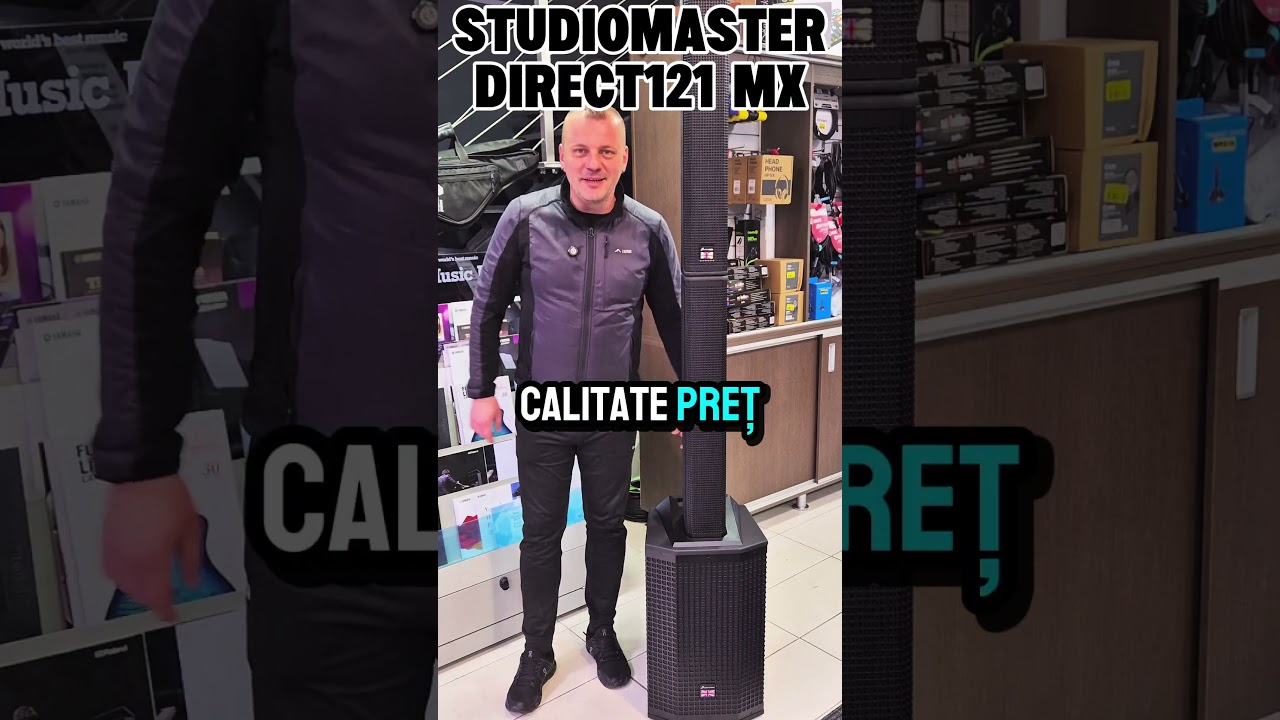 Studiomaster DIRECT MX121 boxă de tip șir vertical‼️ #soundcreation