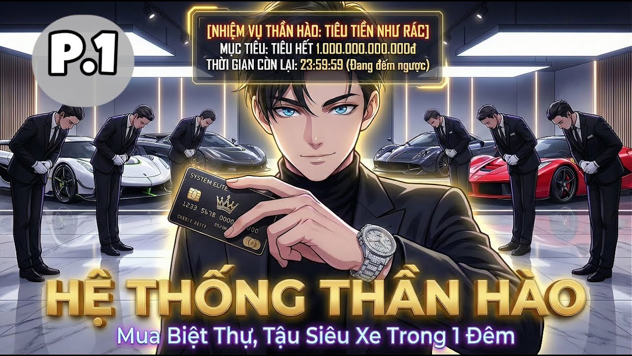 Kích Hoạt Hệ Thống Thần Hào, Sinh Viên Nghèo Hóa Tỷ Phú, Mua Biệt Thự, Tậu Siêu Xe Trong 1 Đêm | P1