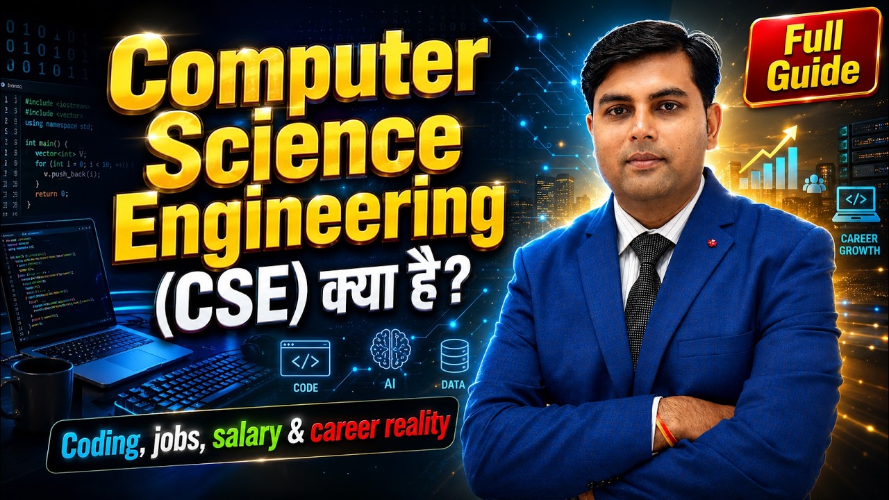 Computer Science Engineering (CSE) क्या है? 🔥 CSE Course, Salary, Scope & Career Guide 2026