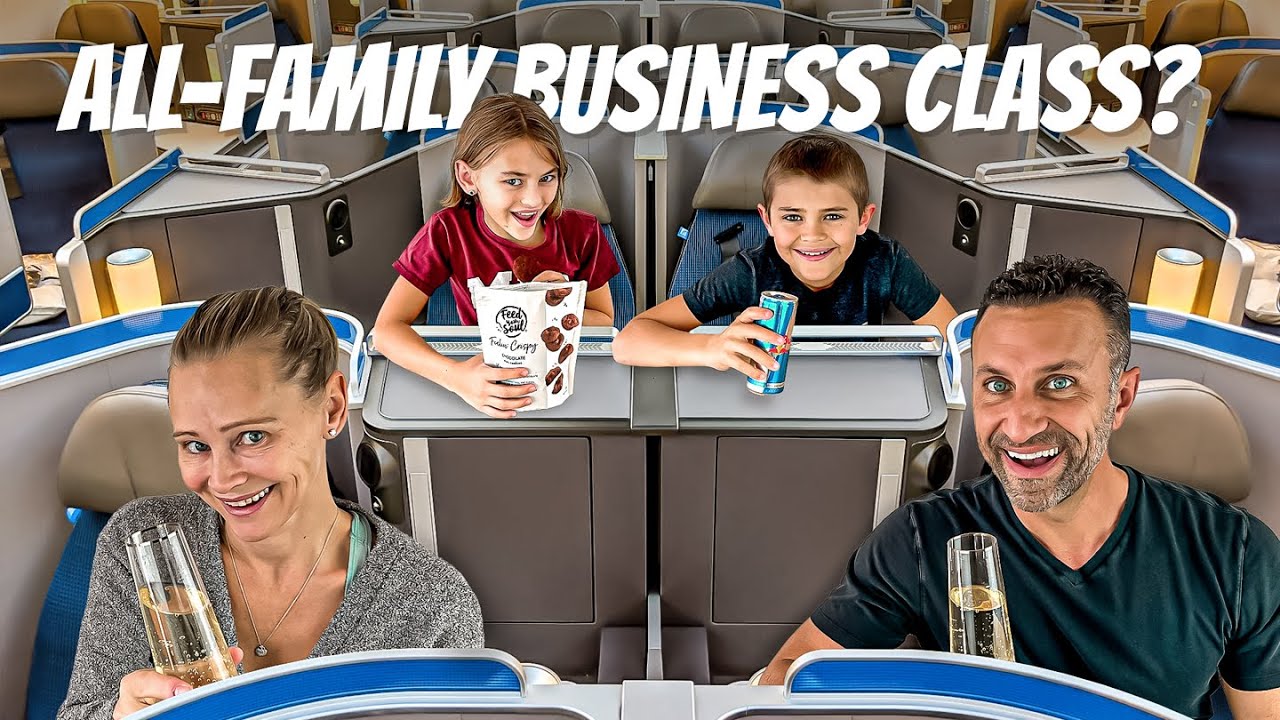 Каково это получить семейный апгрейд до бизнес-класса в United Polaris