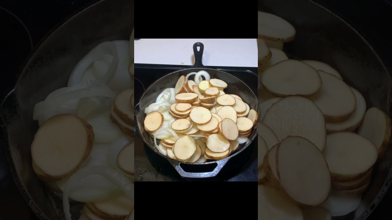 Fried potatoes and onions!!