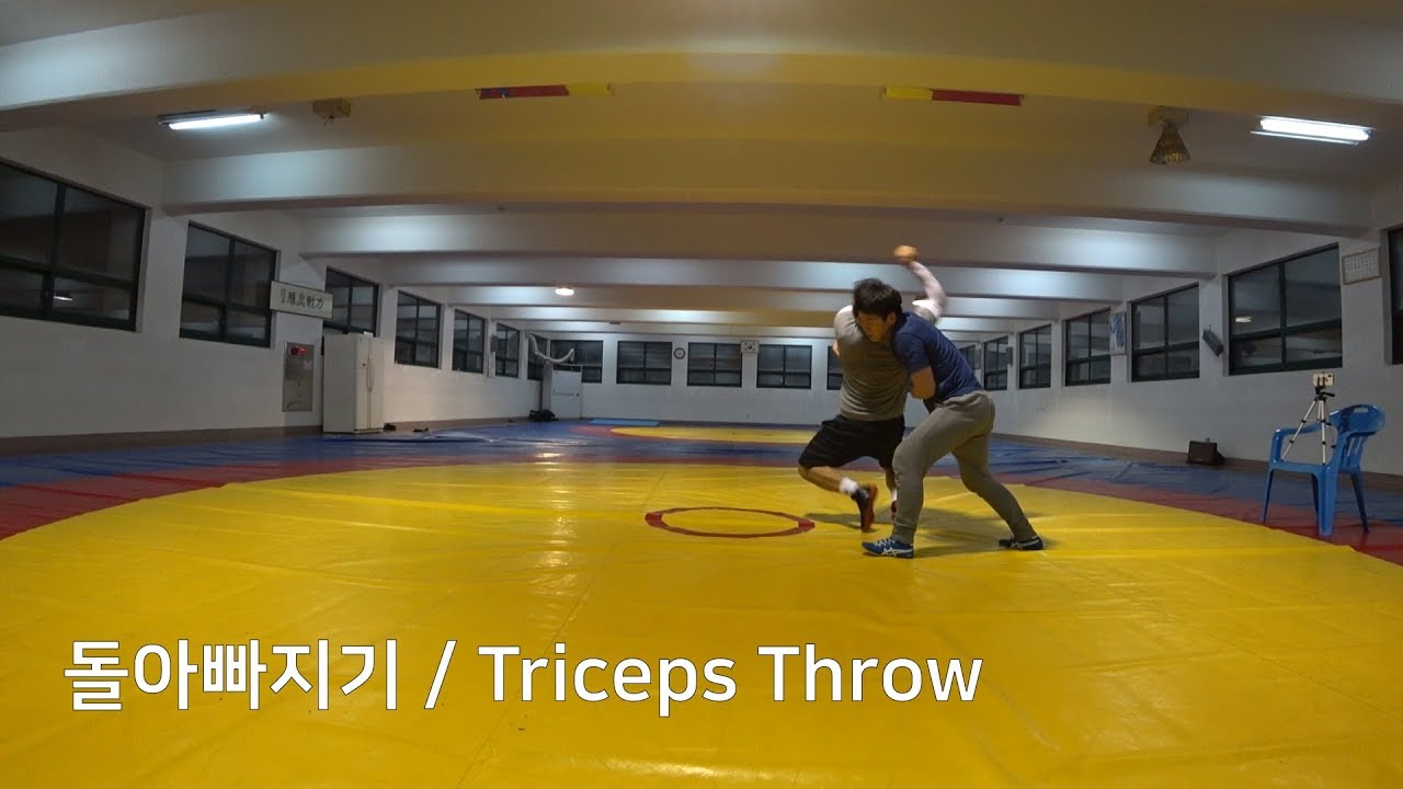 Triceps Throw (돌아빠지기)