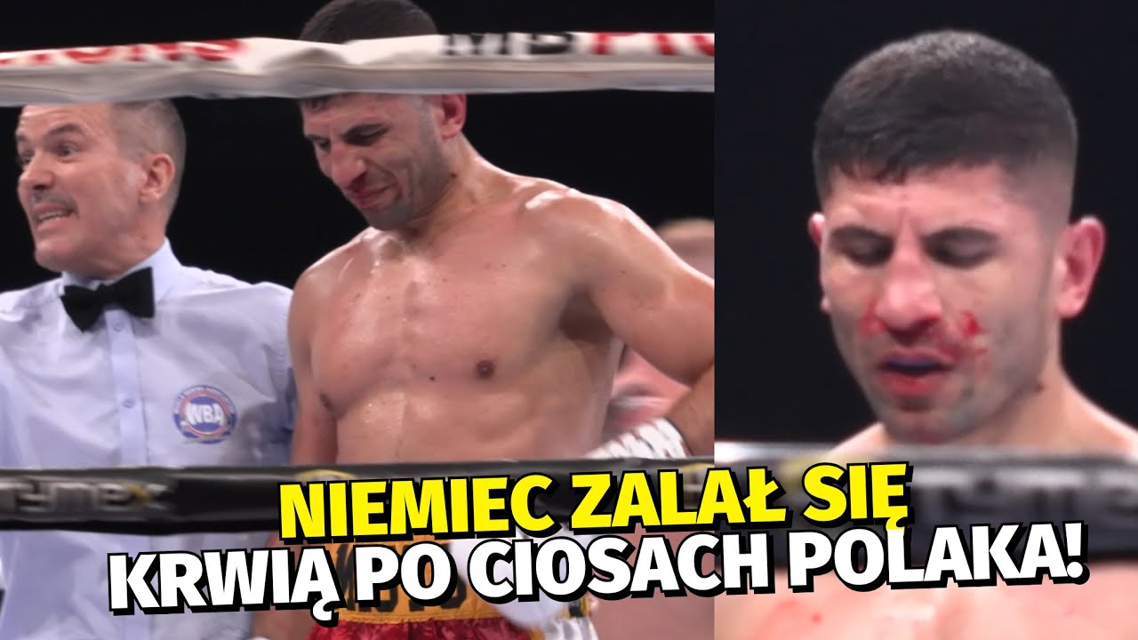 POLAK ZMASAKROWAŁ NIEMCA! NOKAUT WELTERA W 4. RUNDZIE