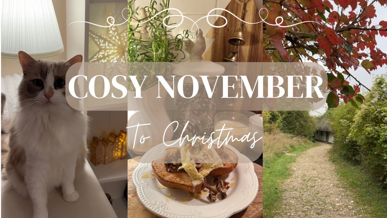 Slow Living in the English Countryside🪵🌲Tea Ritual & Christmas Decor | November to Winter Vlog