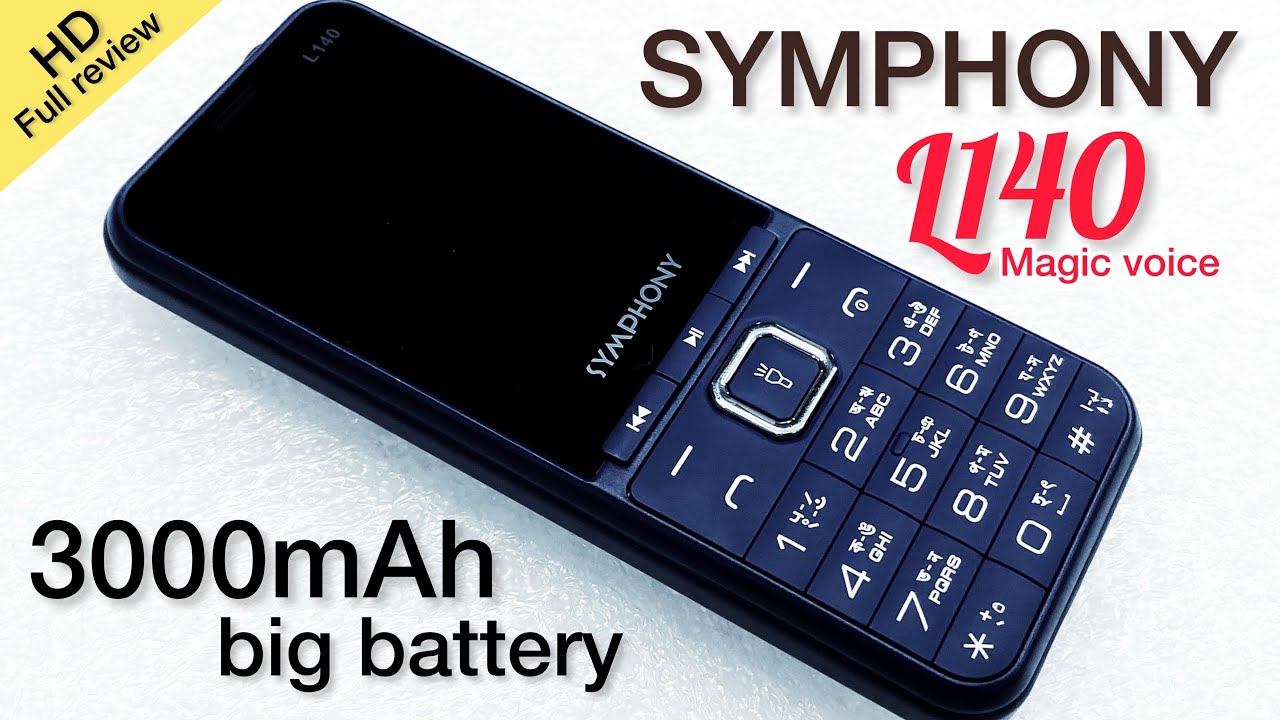 symphony big battery feature phone |  সিম্ফনি মোবাইল | Symphony l140 price in bangladesh | JSR tech