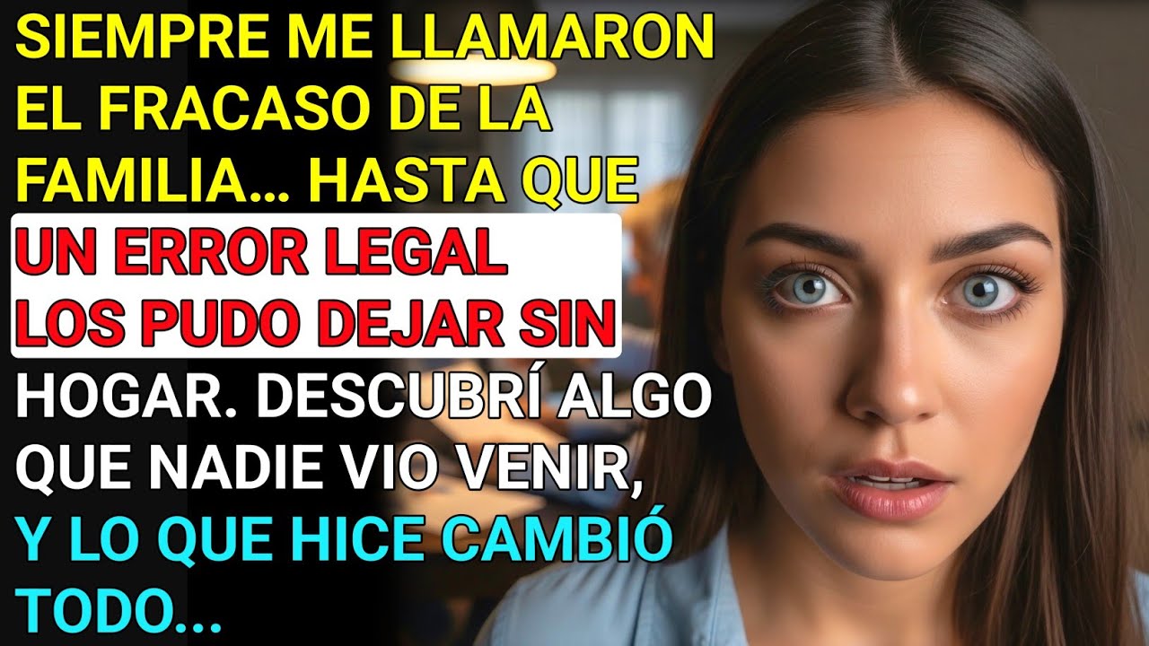Siempre Fui El “Fracaso”😞 Hasta Que Su Error Legal 🧾 Pudo Dejarles Sin Casa 🏠 Y Me Suplicaron Ayuda😳