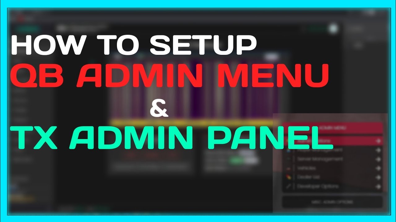 HOW TO SETUP TX ADMIN & QB ADMIN MENU 🤔 | FiveM Tutorial 2023 | MJ DEVELOPMENT
