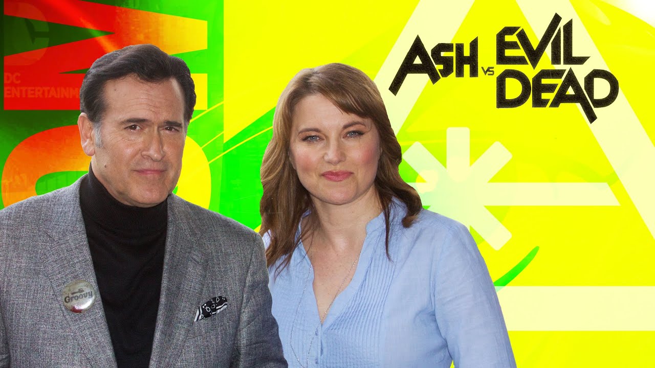 Bruce Campbell & Lucy Lawless Talk ASH VS EVIL DEAD! (Nerdist Special Report w/ Dan Casey)