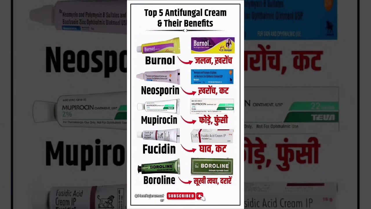 Top 5 Antifungal Cream,  Uses, Benefits Health Tips
