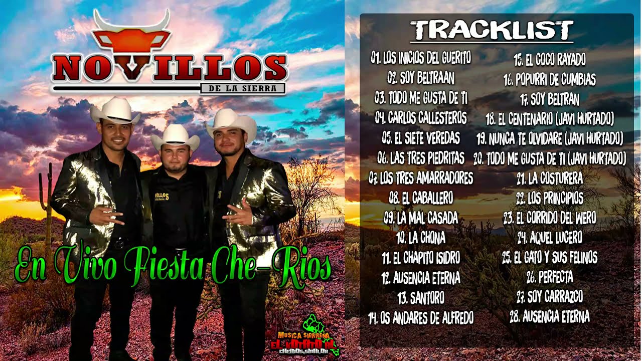 Novillos De La Sierra - En Vivo Fiesta Privada Che Rios (2021) DISCO COMPLETO