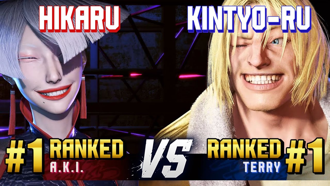 SF6 ▰ HIKARU (#1 Ranked A.K.I.) vs KINTYO-RU (#1 Ranked Terry) ▰ High Level Gameplay