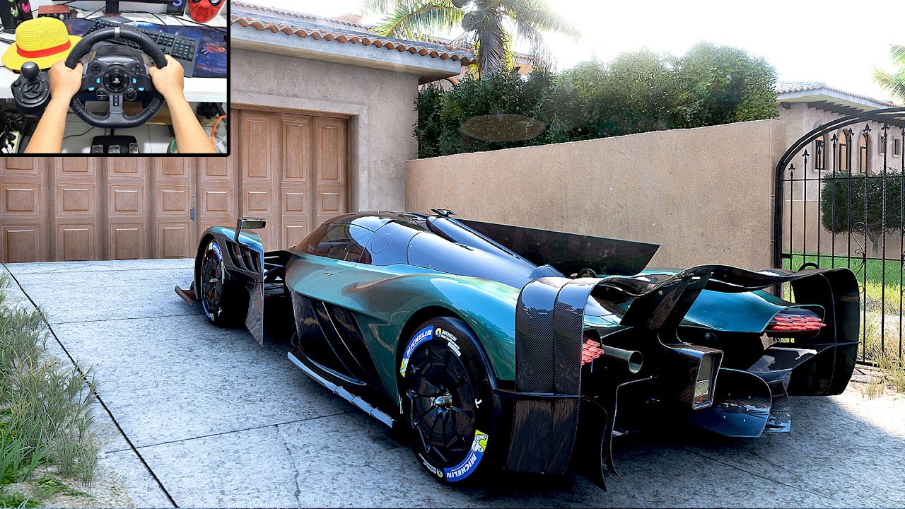Aston Martin Valkyrie - Forza Horizon 5 | Logitech G29 Steering Wheel