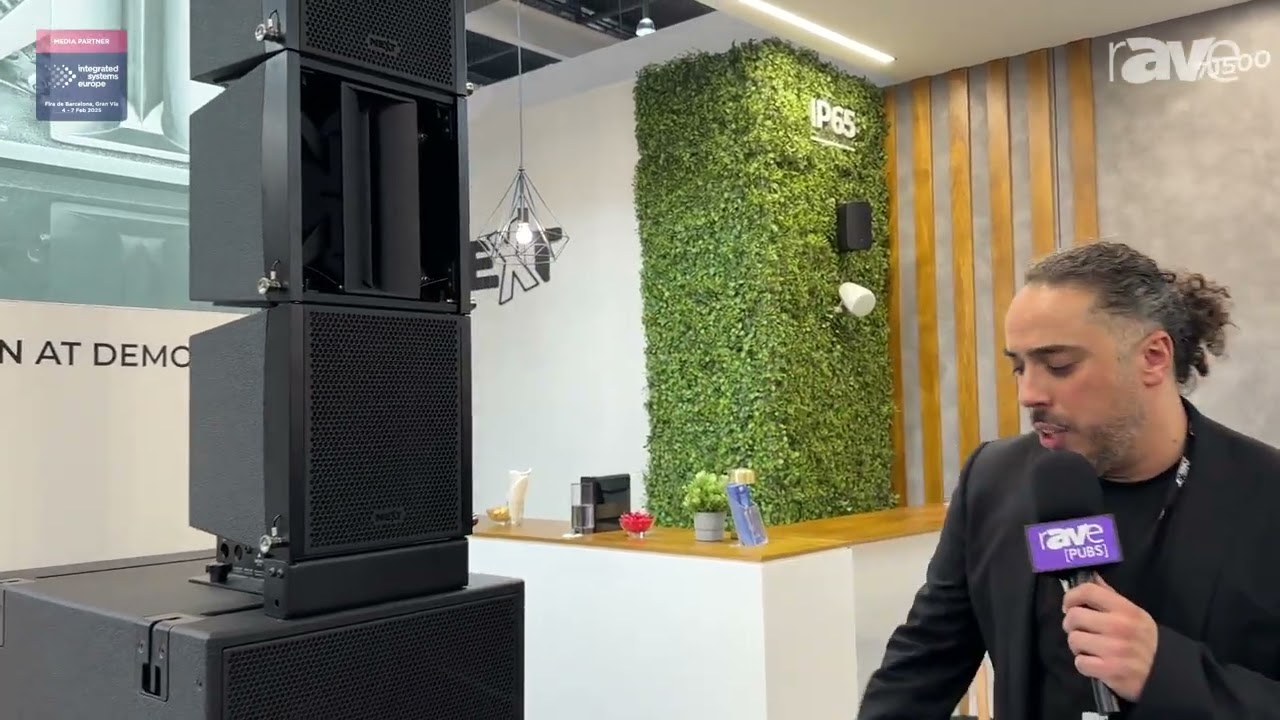 ISE 2025: NEXT Audiogroup рассказывает о системе линейного массива Moka Plug-and-Play