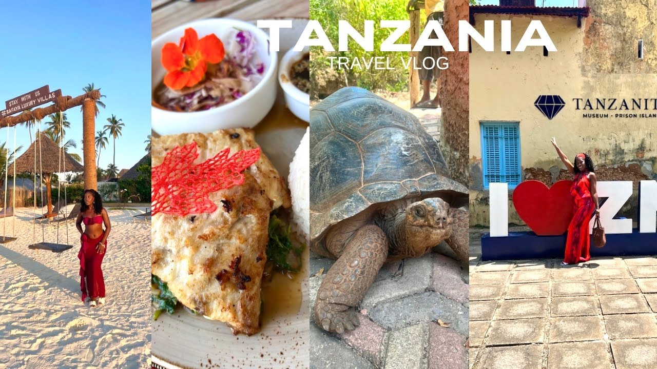 Tanzania Travel Vlog Part 3 | Prison Island, Nakupenda Beach, Luxury Villa + MORE