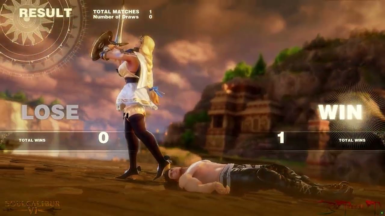 [ReverseRyona]Sophitia dominates Male[CriticalFinish&VictoryPose]