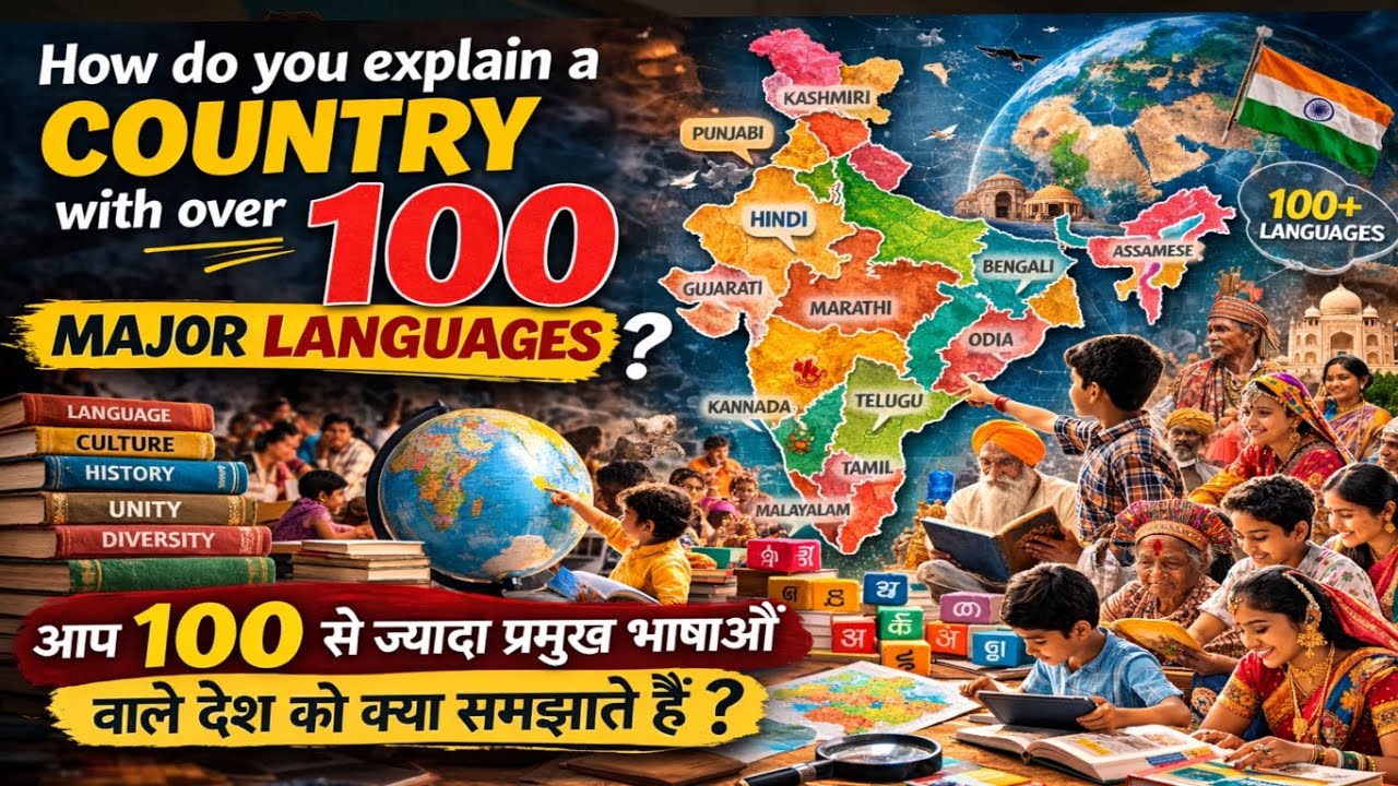 How do you explain a country with over 100 major languages ?