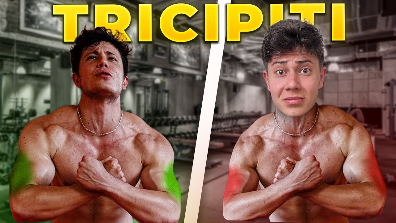 I MIGLIORI e PEGGIORI esercizi per i TRICIPITI💪🏻