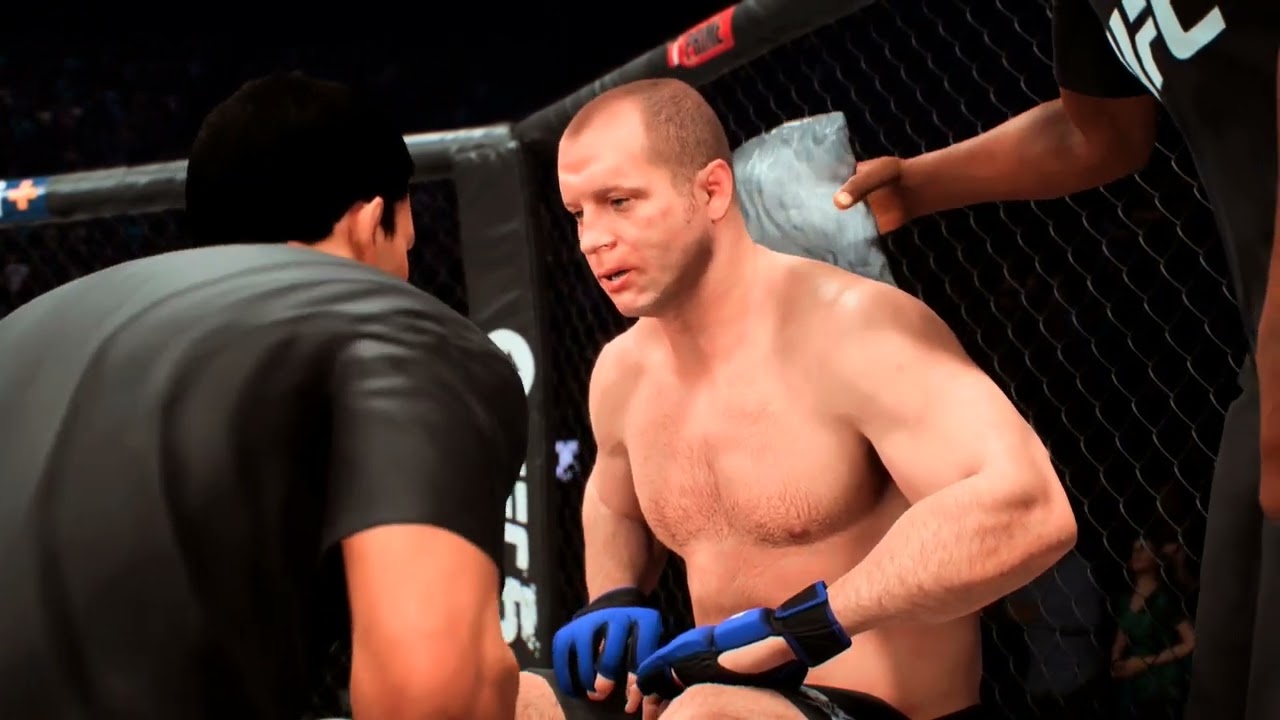 EA Soorts UFC 5   Fedor Emelianenko VS Jon Jones  AI  Fight Simulation    #esports