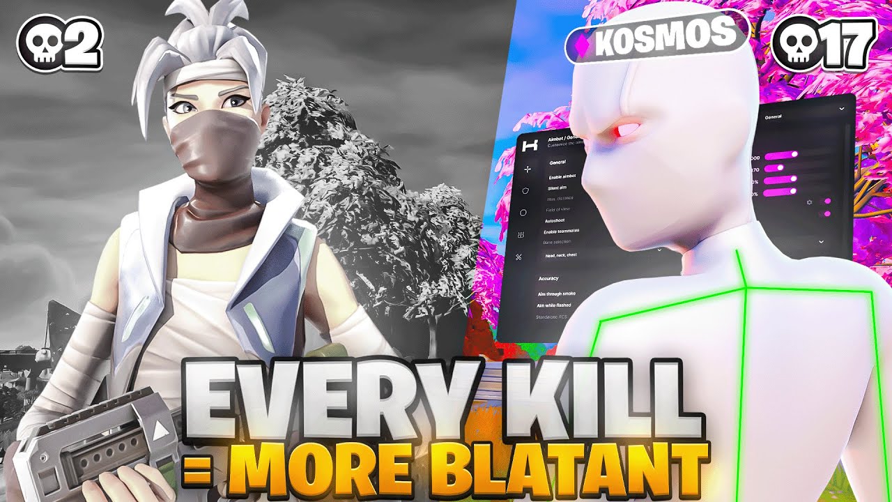 С КАЖДЫМ убийством всё очевиднее... (читы Fortnite)