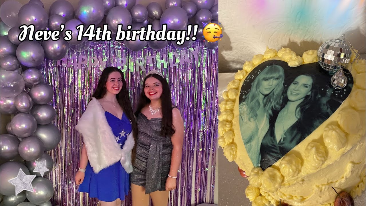 Neve’s 14th birthday party 🎂 Taylor Swift, Lana Del Rey & Olivia Rodrigo themed decorations!