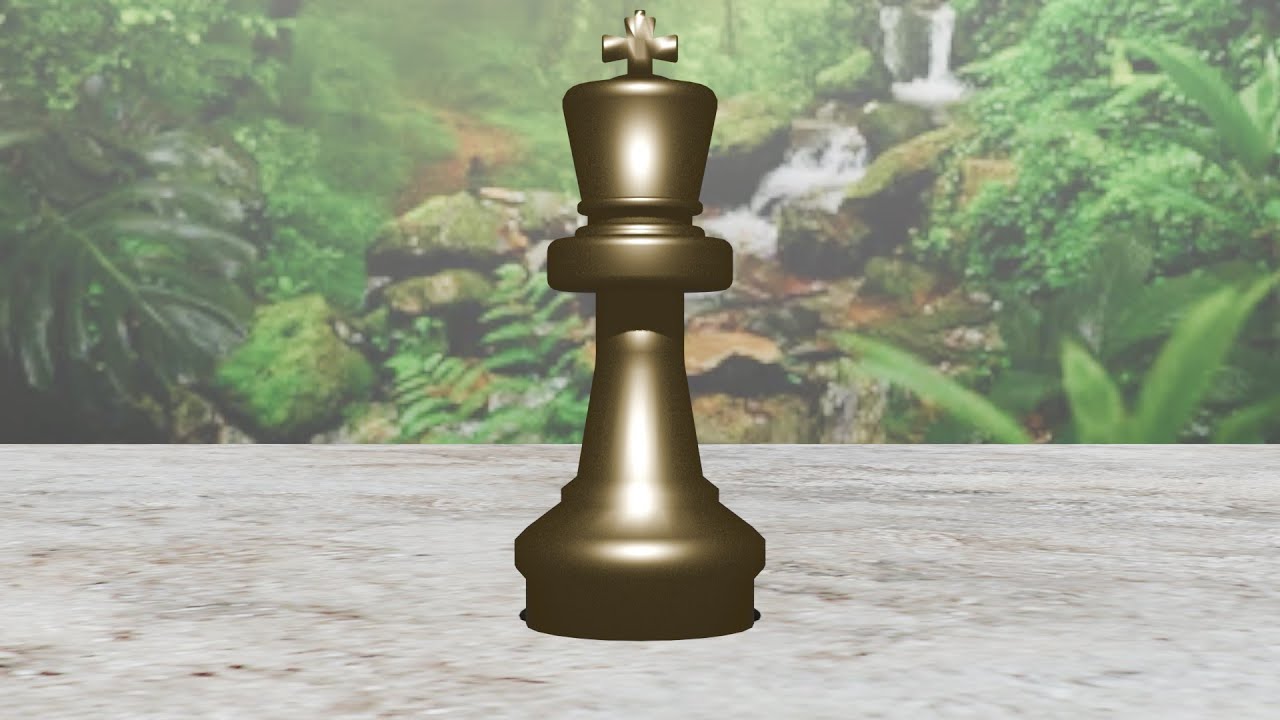 How To Make A King(Chess) In Blender