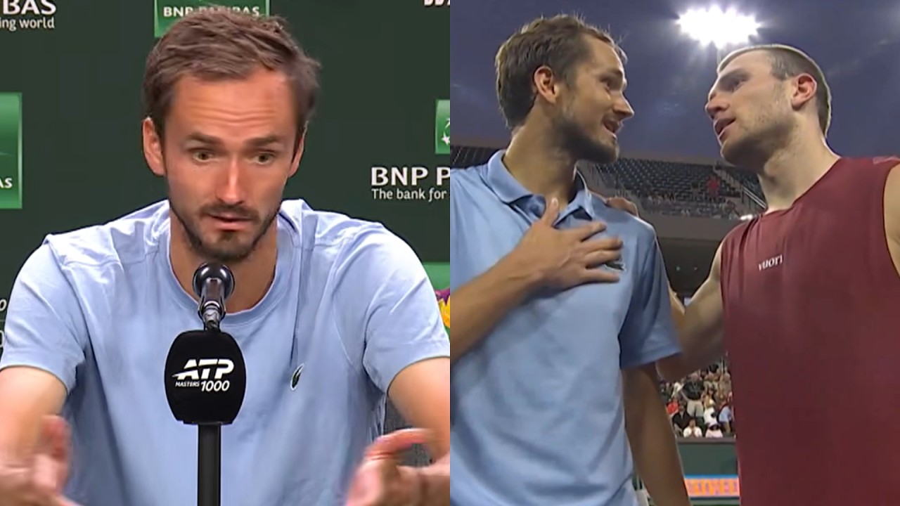BNP Paribas Open 2026 - Daniil Medvedev and the controversial point : 