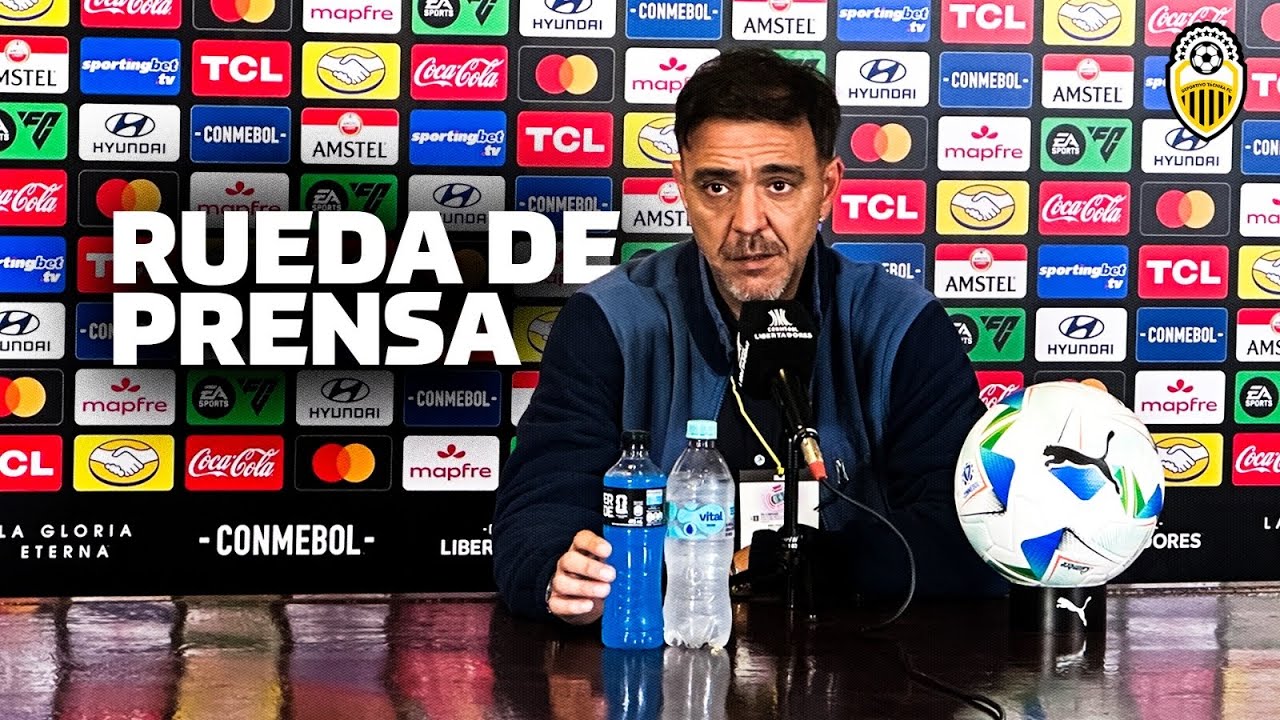 Rueda de prensa post partido con el DT Álvaro Recoba en La Paz, Bolivia - Fase 1 IDA Libertadores