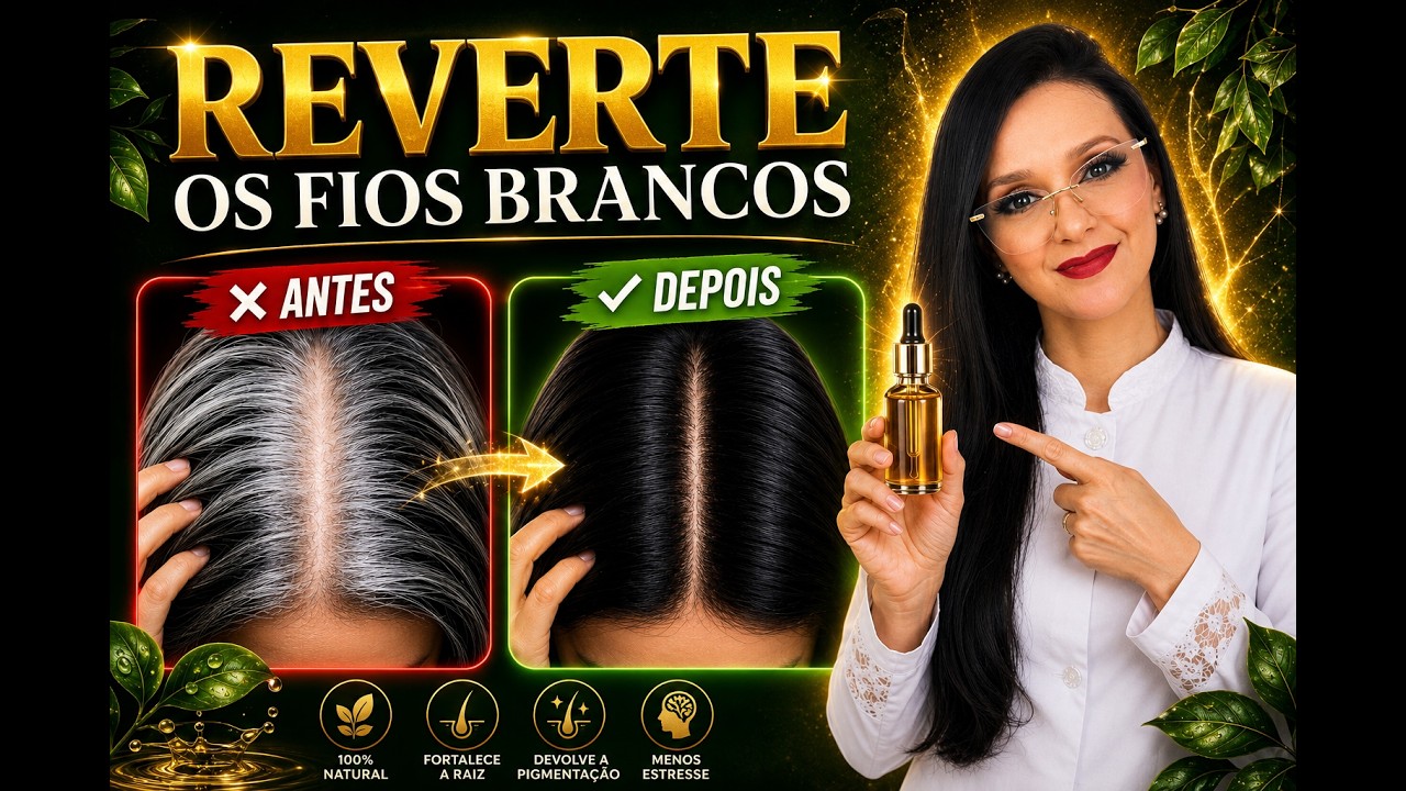 CABELOS BRANCOS: como REVERTER